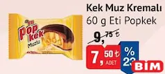 ETİ POPKEK KEK MUZ KREMALI 60 G ETİ POPKEK KEK MUZ KREMALI 60 G